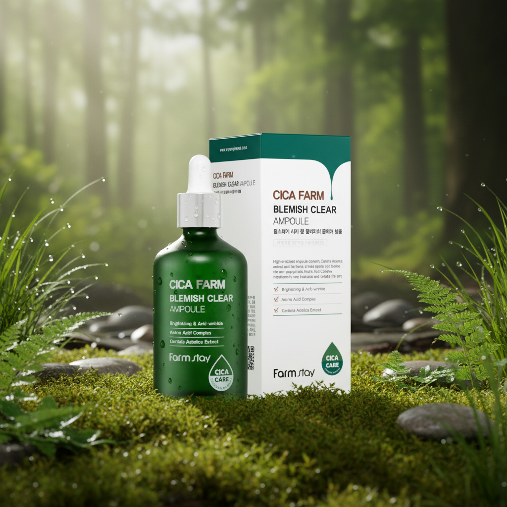 Farm Stay - Cica Farm Blemish Clear Ampoule - Koncentrované pleťové sérum s pupečníkem asijským - 100 ml