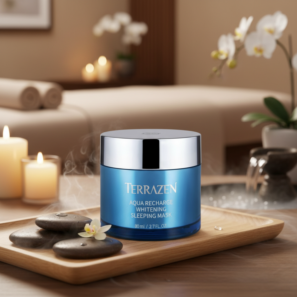 TERRAZEN Sleeping Maska Aqua Recharge S Rozjasňujícím Účinkem 80 ml