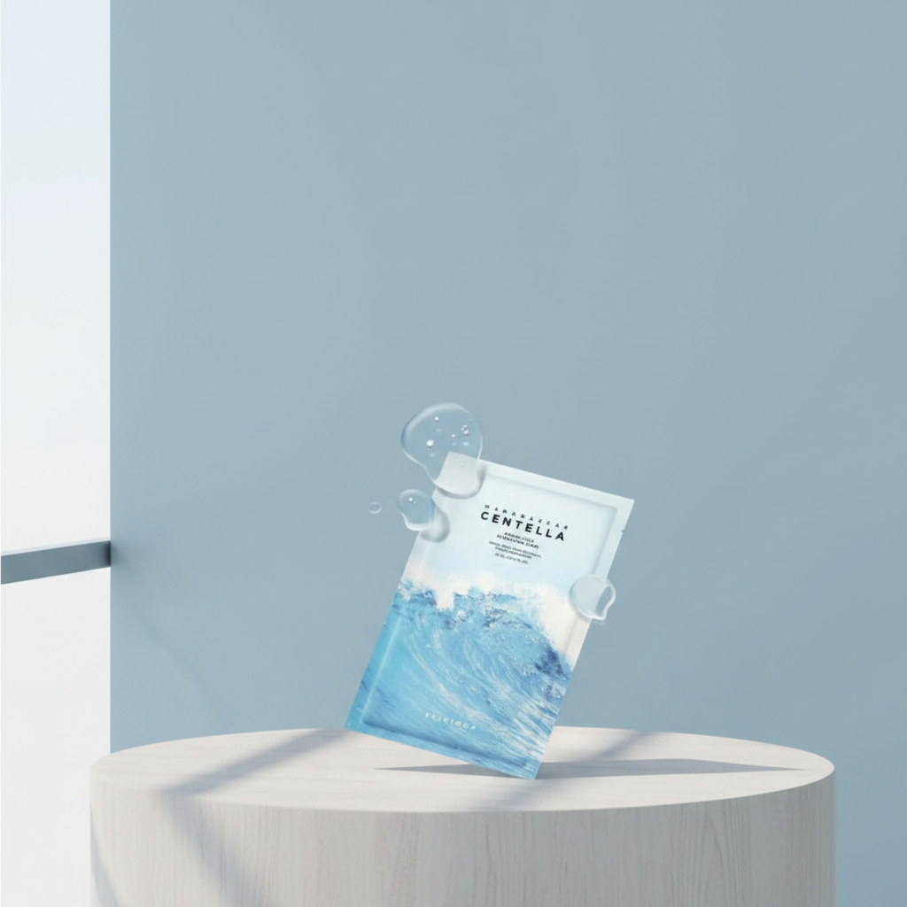 SKIN1004 - Madagascar Centella Hyalu-Cica Hydrating Mask - Hydratační, zklidňující plátýnková maska s centellou - 23 ml
