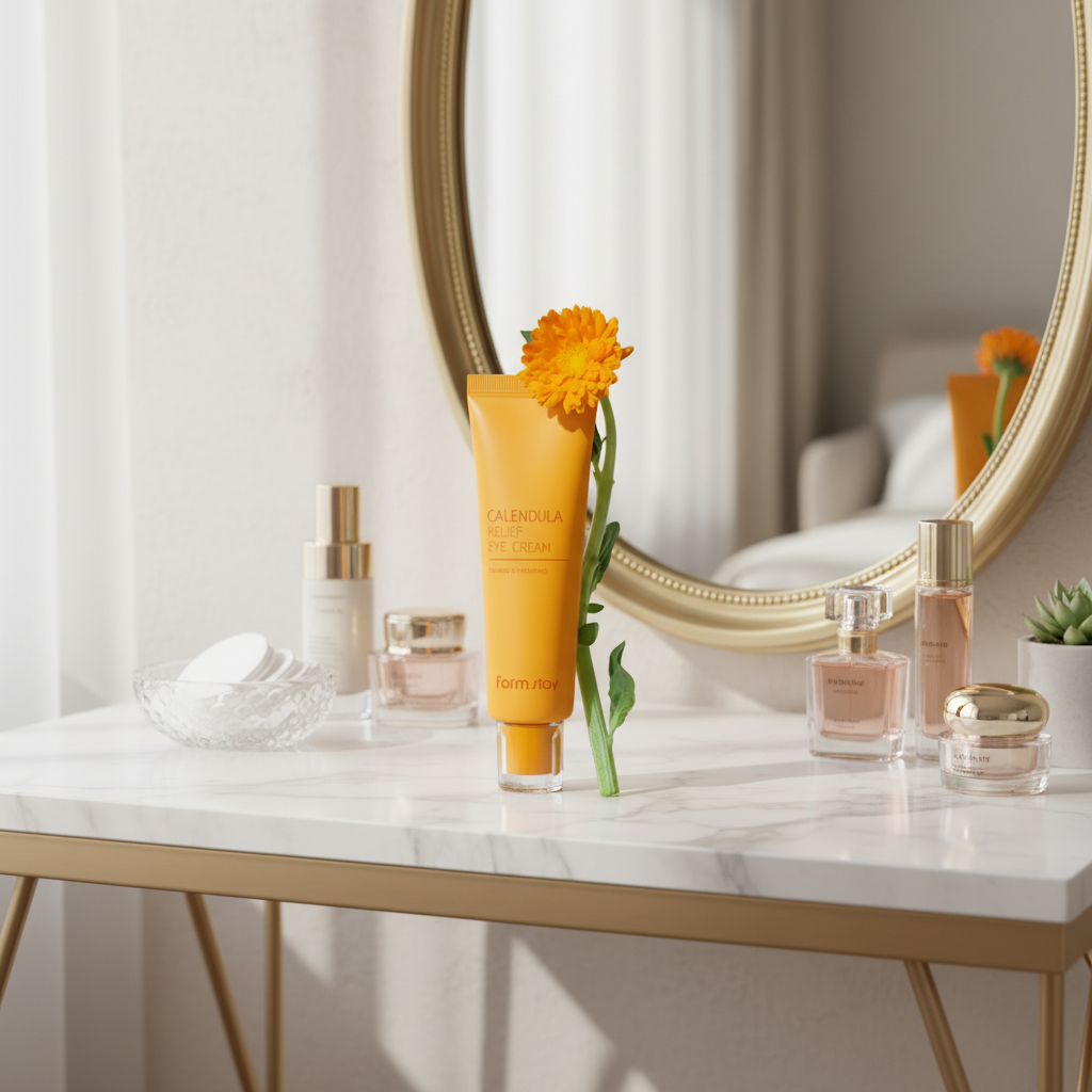 Farm Stay - Calendula Relief Eye Cream - Omlazující oční krém - 50 ml