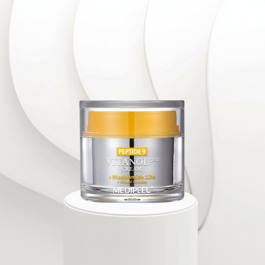 MEDI-PEEL - Peptide9 Vitanol Cream Pro - Rozjasňující protivráskový krém s peptidy a niacinamidem - 50 ml