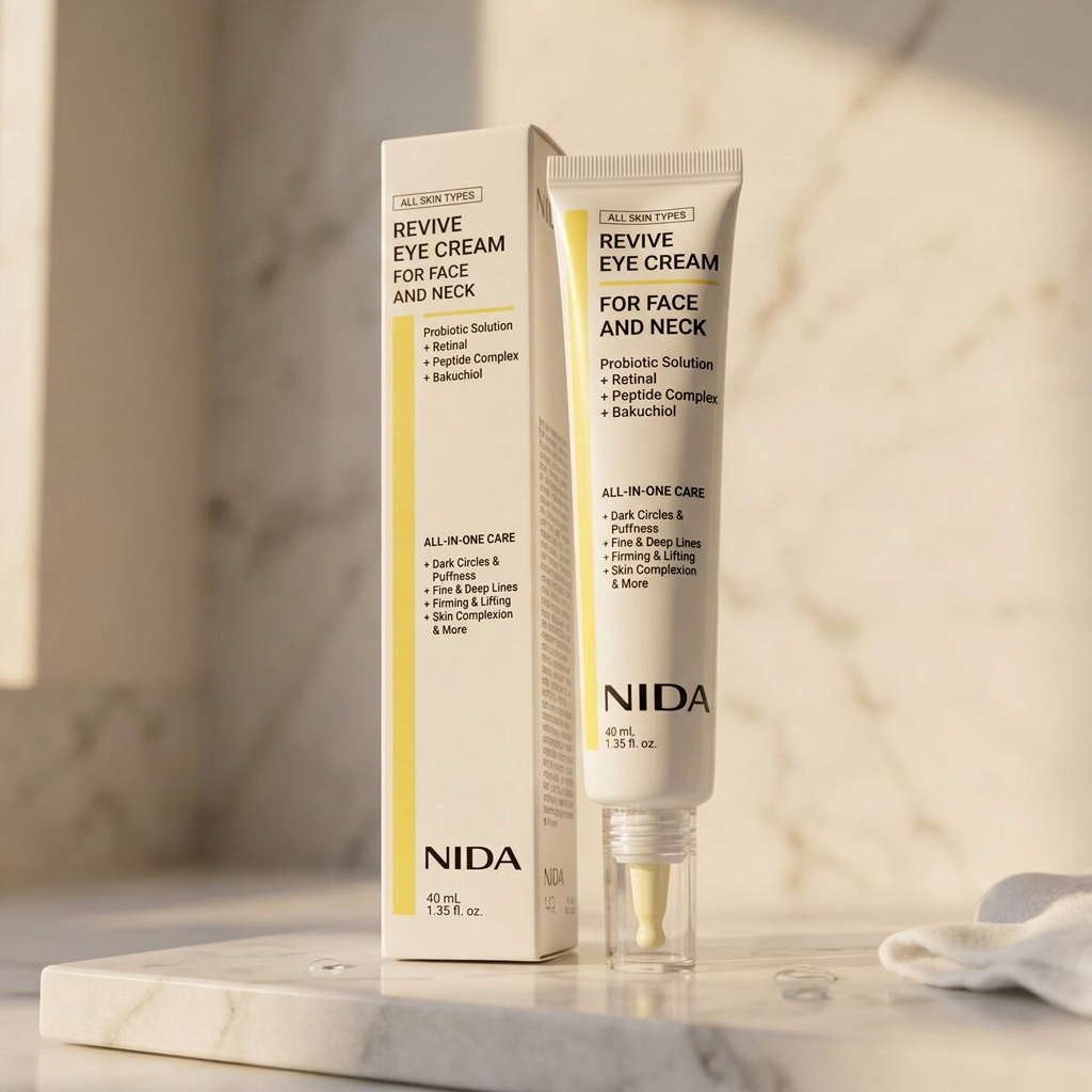 NIDA - Revive Eye Cream For Face And Neck - Obnovující oční krém na obličej a krk - 40 ml