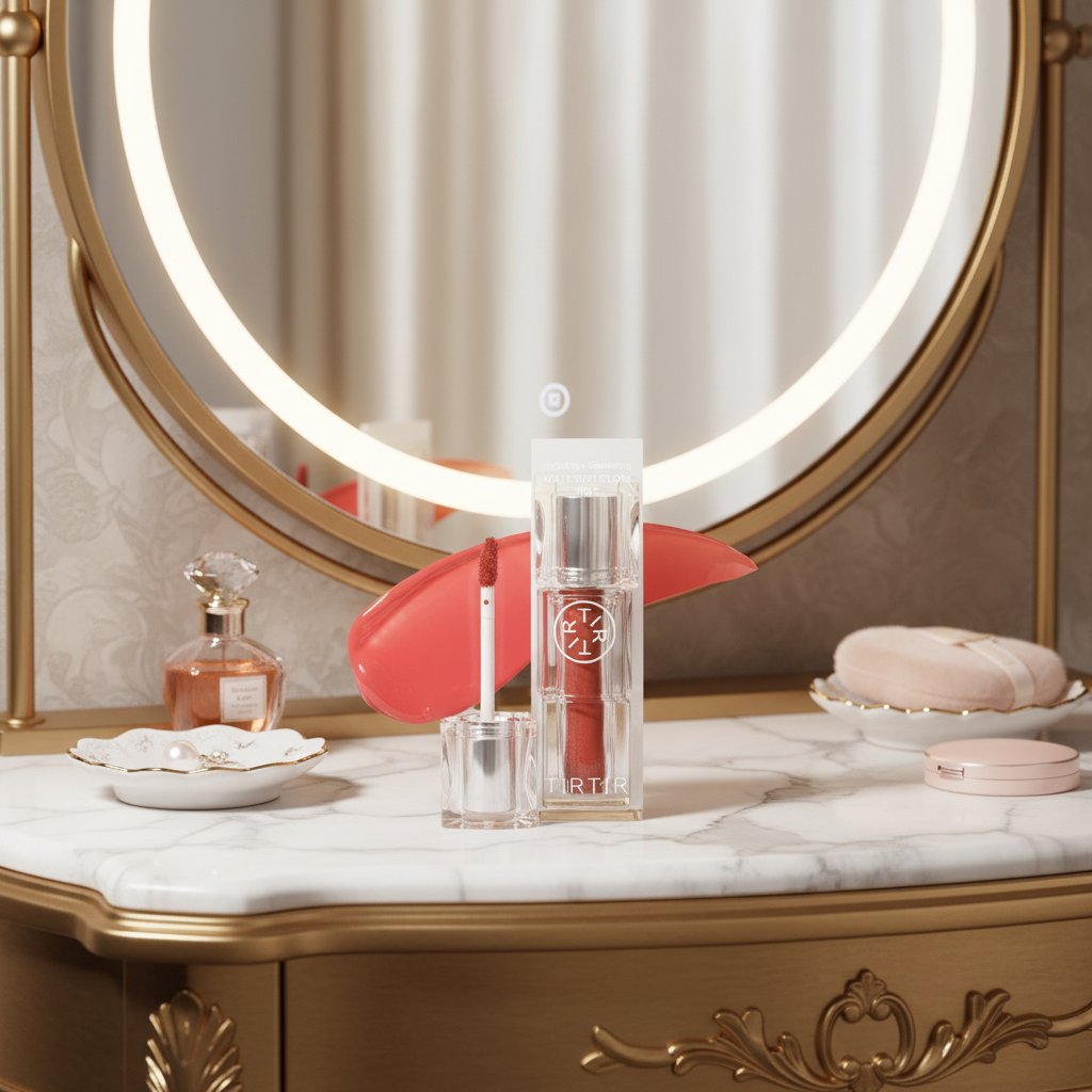TIRTIR - Waterism Glow Tint - Rozjasňující tint na rty 02 Merry Coral - 4 g