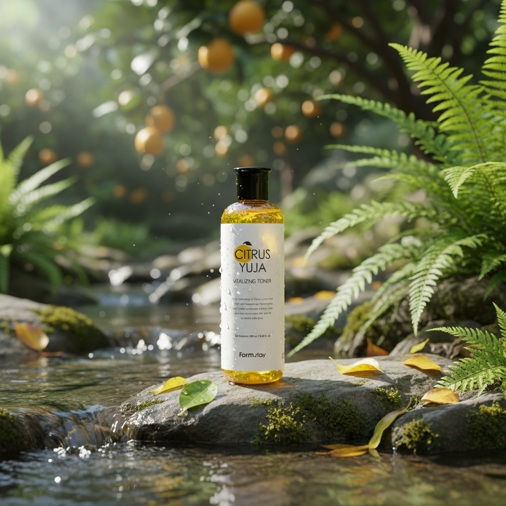 Farm Stay - Citrus Yuja Vitalizing Toner - Hydratační a rozjasňující toner s vitaminem C - 280 ml
