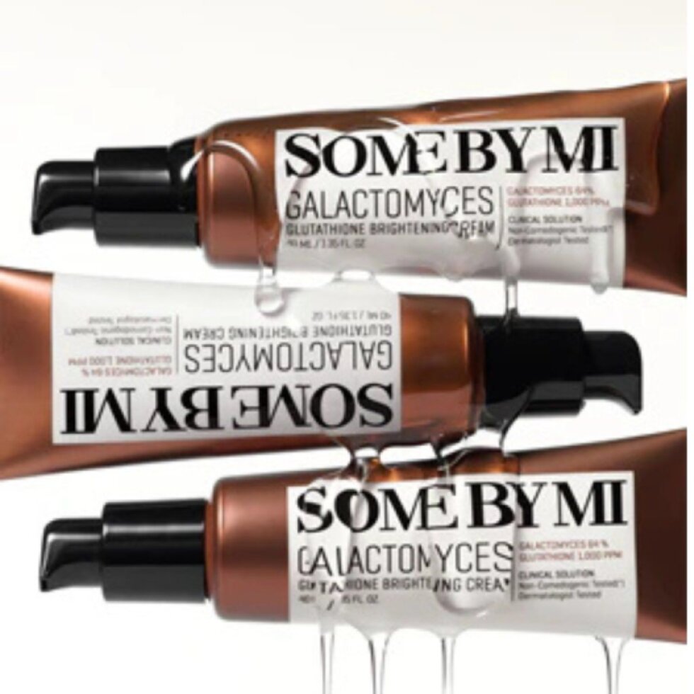 SOME BY MI - Galactomyces Glutathione Brightening Cream - Rozjasňující, hydratační krém s kvasinkami - 40 ml
