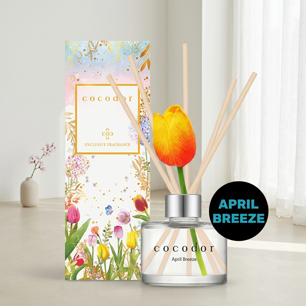 COCODOR - Tulip Diffuser April Breeze - Difuzér s vůní dubnového vánku - 120 ml