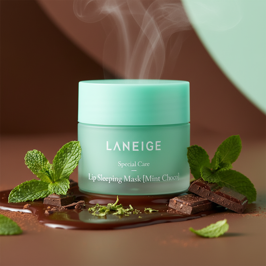 Laneige - Lip Sleeping Mask Choco Mint - Intenzivně regenerující maska na rty - 20 g