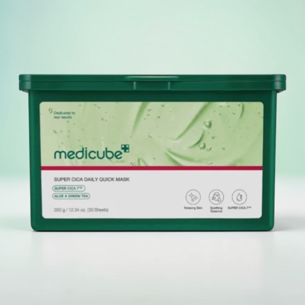 MEDICUBE - Super Cica Daily Quick Mask - Super Cica každodenní rychlá pleťová maska - 350 g
