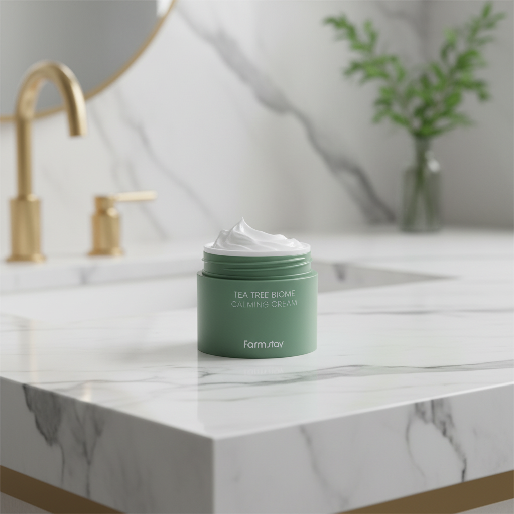 Farm Stay - Tea Tree Biome Calming Cream - Zklidňující krém s Tea Tree - 80ml