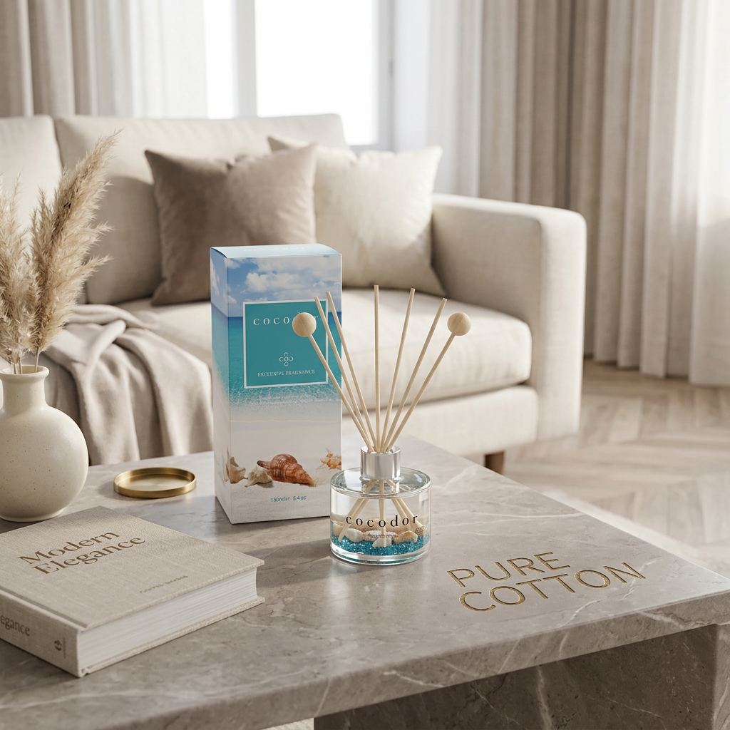 COCODOR - Aqua Diffuser Pure Cotton - Difuzér s vůní čisté bavlny - 190 ml