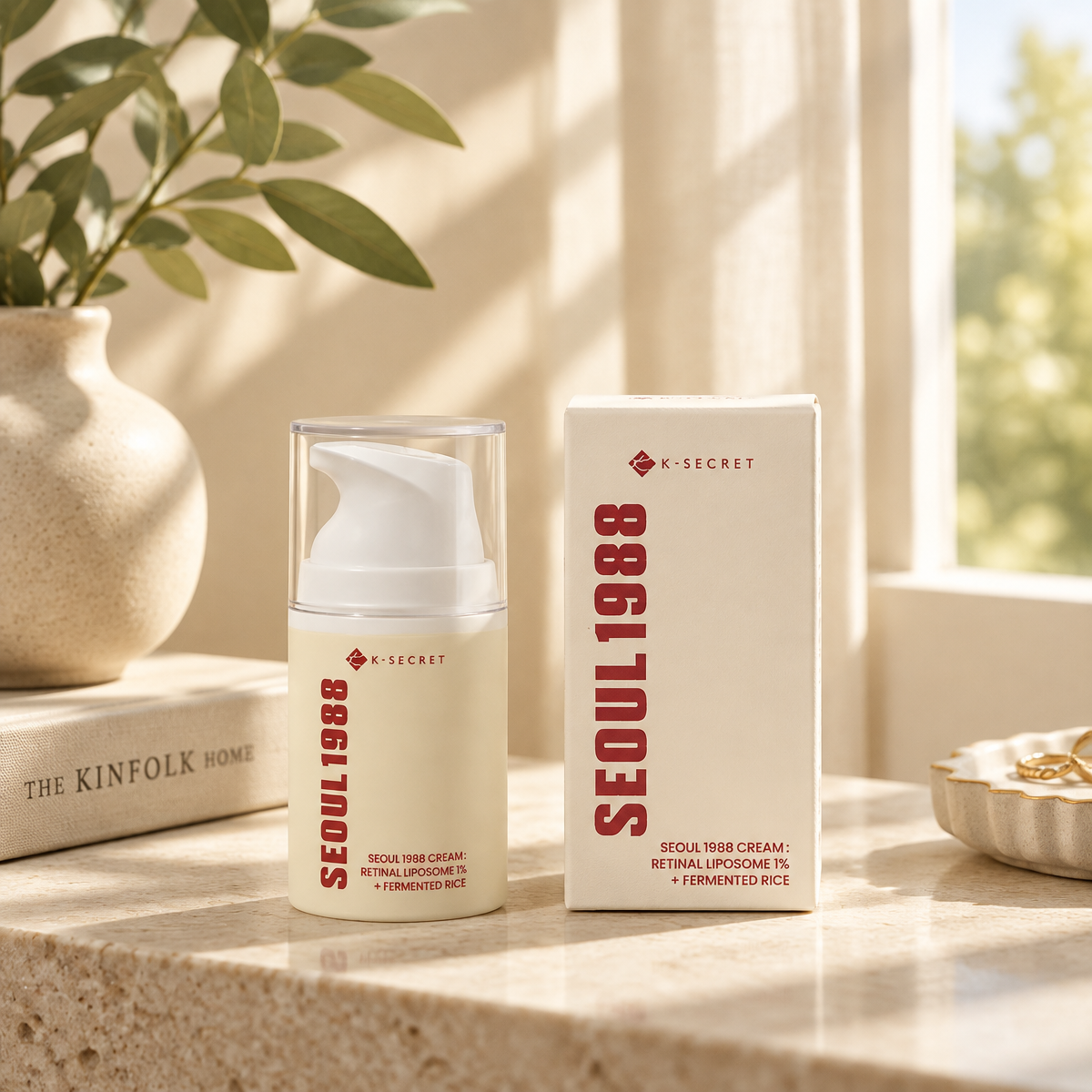 KSECRET - SEOUL 1988 Cream : Retinal Liposome 1% + Fermented Rice - Krém: 1% Retinal v liposomech + fermentovaná rýže - 50 ml