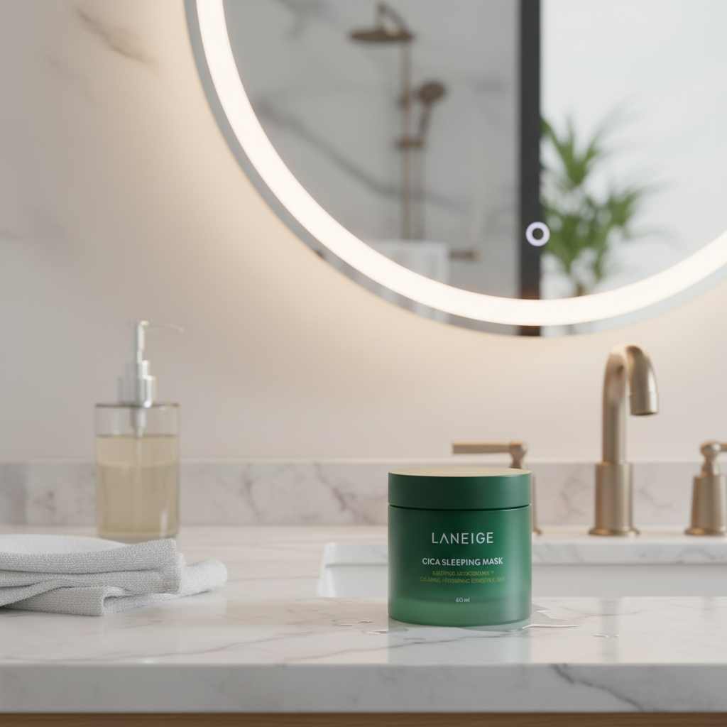 Laneige - Cica Sleeping Mask - Regenerační maska na noc - 60 ml