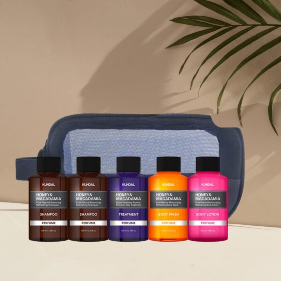 Kundal Travel Kit Type A - Cestovní sada BABY POWDER - 5ks