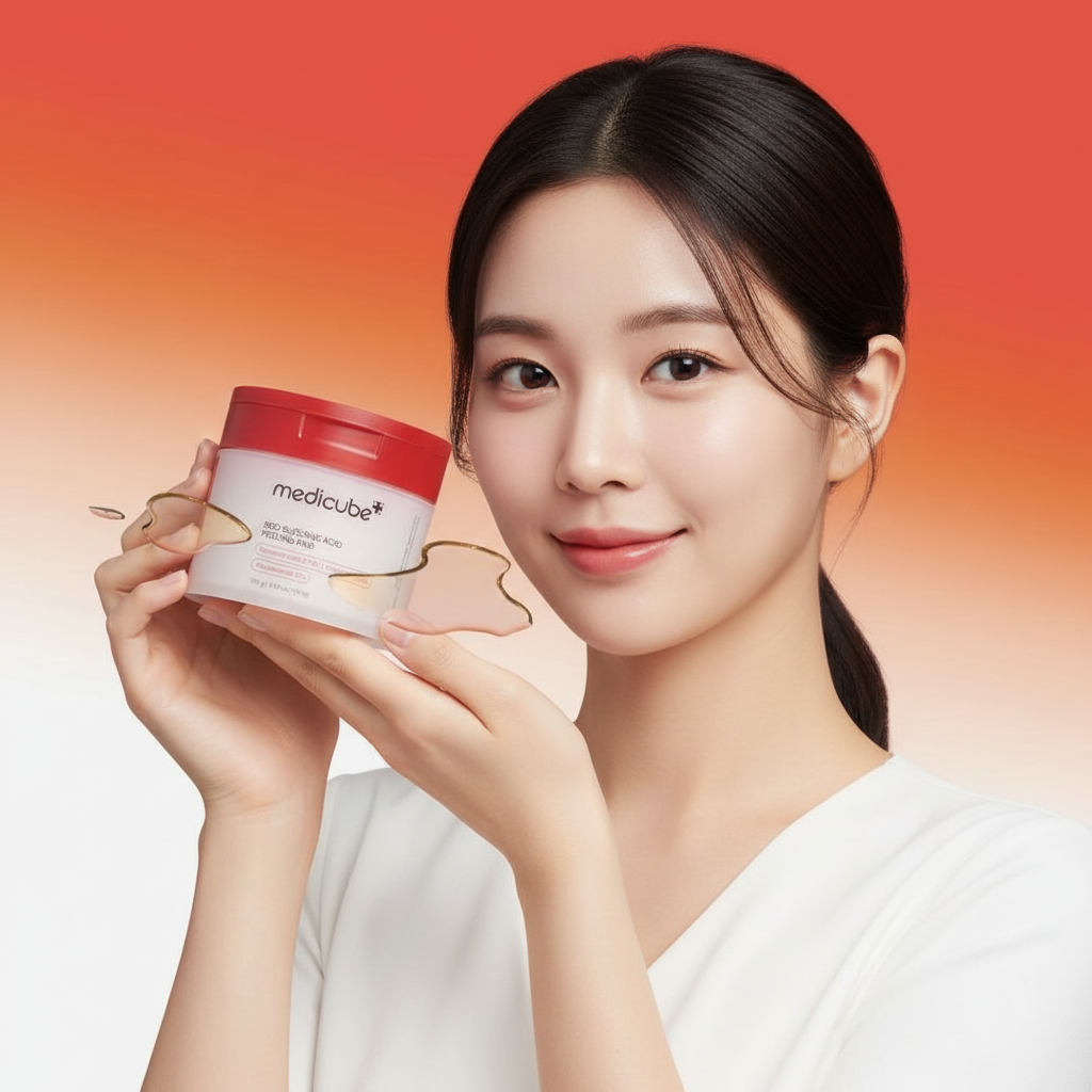 Medicube - Red Succinic Peeling Pad - Červené peelingové tampónky - 70 ks