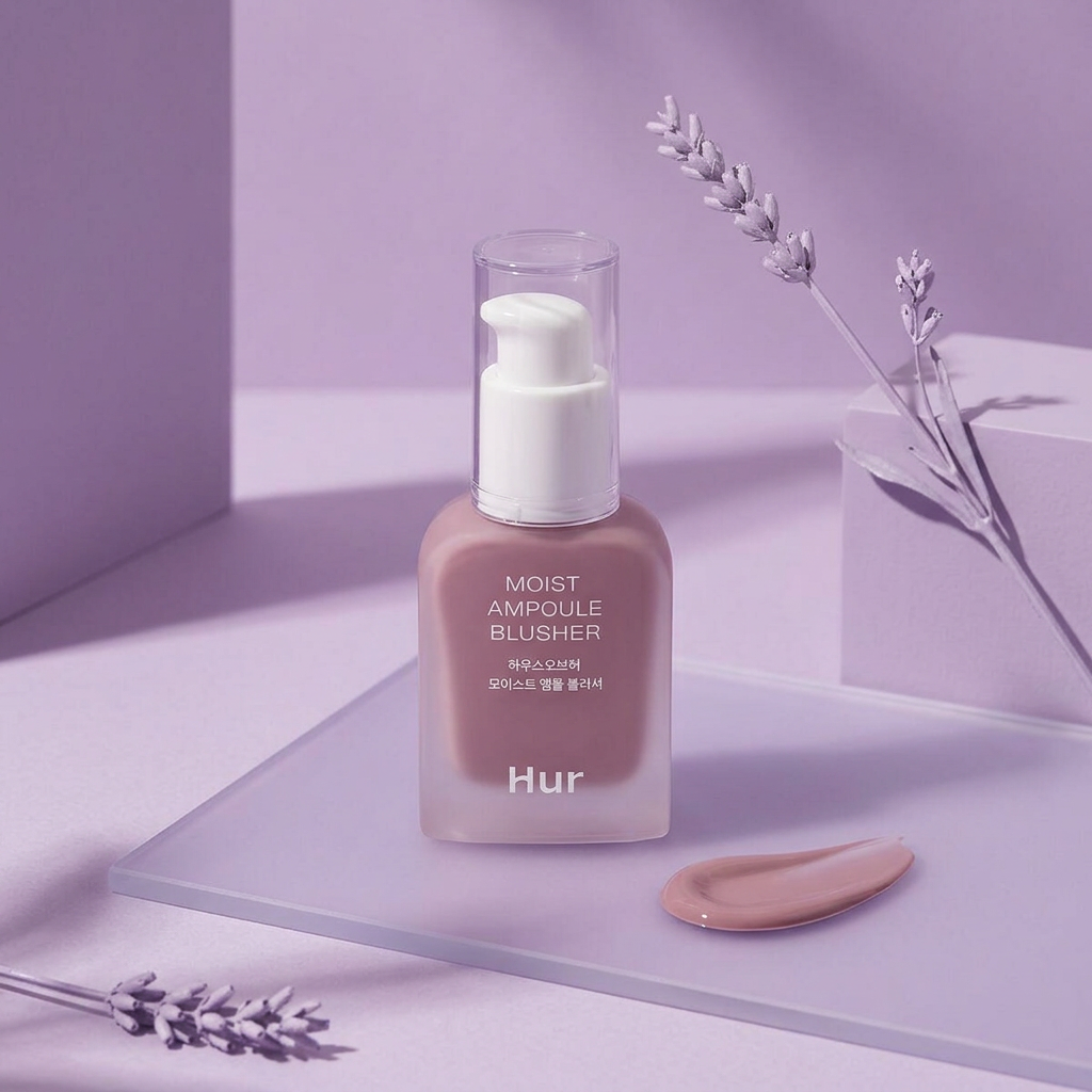 HOUSE OF HUR - Moist Ampoule Blusher - Hydratační tekutá tvářenka LAVENDER FLUSH - 20 ml