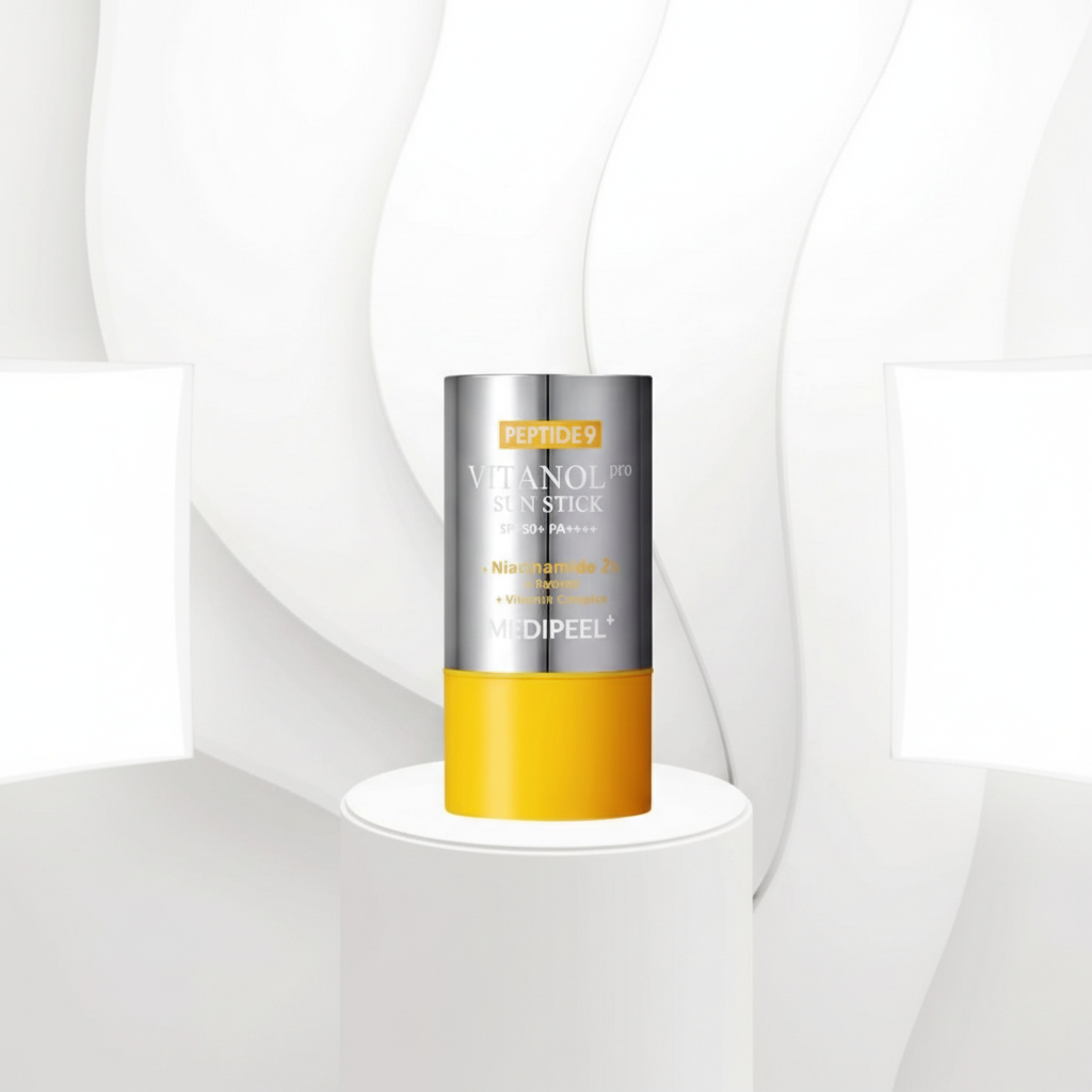 MEDI-PEEL - Peptide 9 Vitanol Sun Stick Pro SPF50+ PA++++ - Rozjasňující SPF v tyčince s peptidy a niacinamidem - 23 g