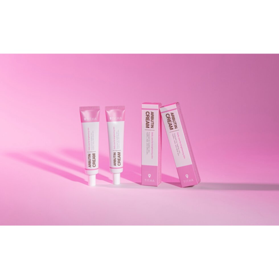 TISHA - Arbutin Cream - Rozjasňující krém s arbutinem proti pigmentovým skvrnám - 40 g