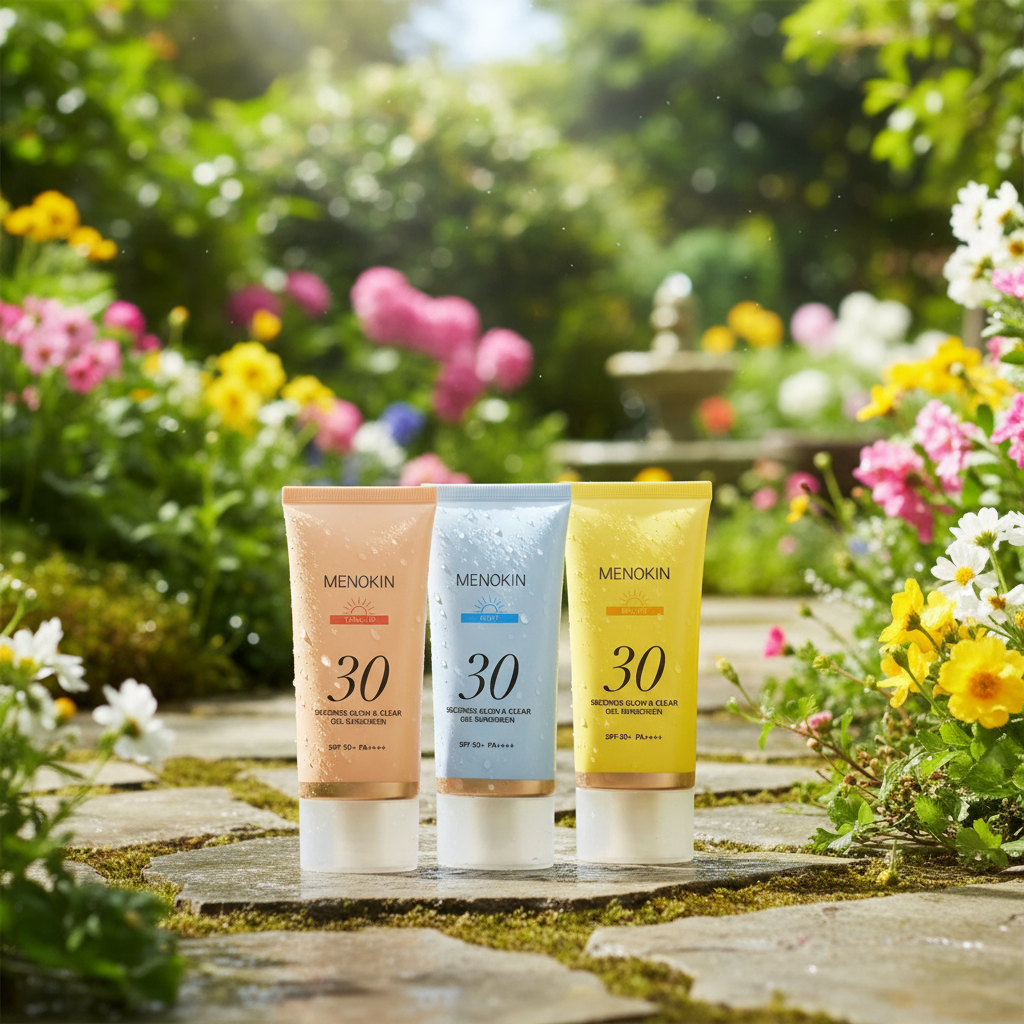 MENOKIN - 30 Seconds Glow & Clear Gel Sunscreen MOIST - 30sekundový hydratační gelový opalovací krém - 50 ml