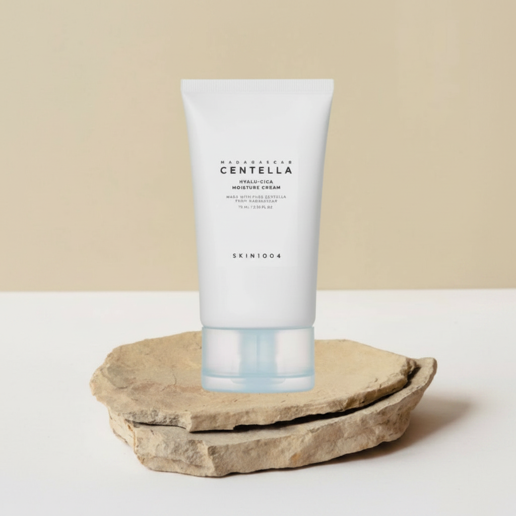 SKIN1004 - Madagascar Hyalu-cica Moisture Cream - Zklidňující a hydratační krém - 75 ml