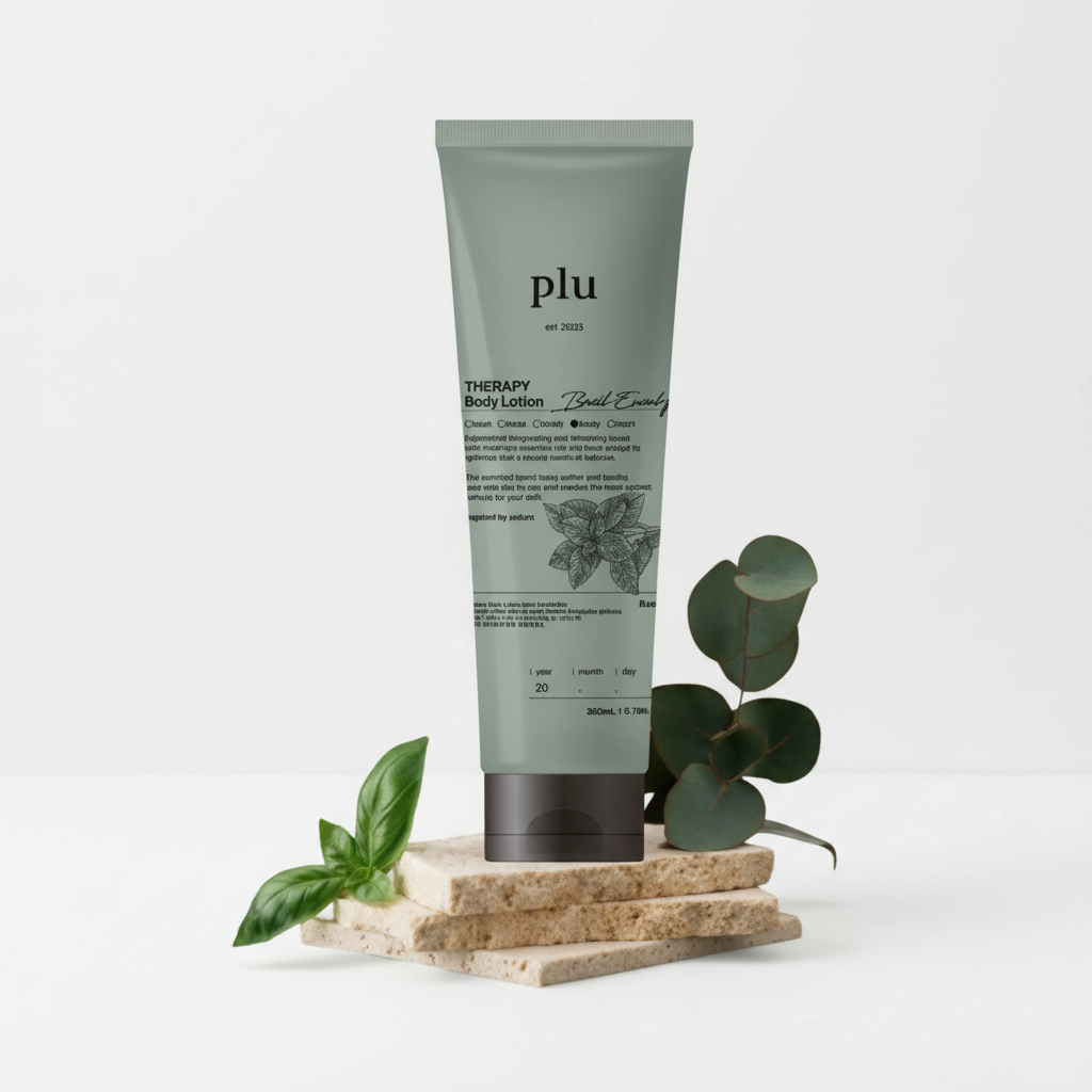 PLU - Aroma Body Lotion Basil Eucalyptus - Aromatické tělové mléko s bazalkou a eukalyptem - 200 ml