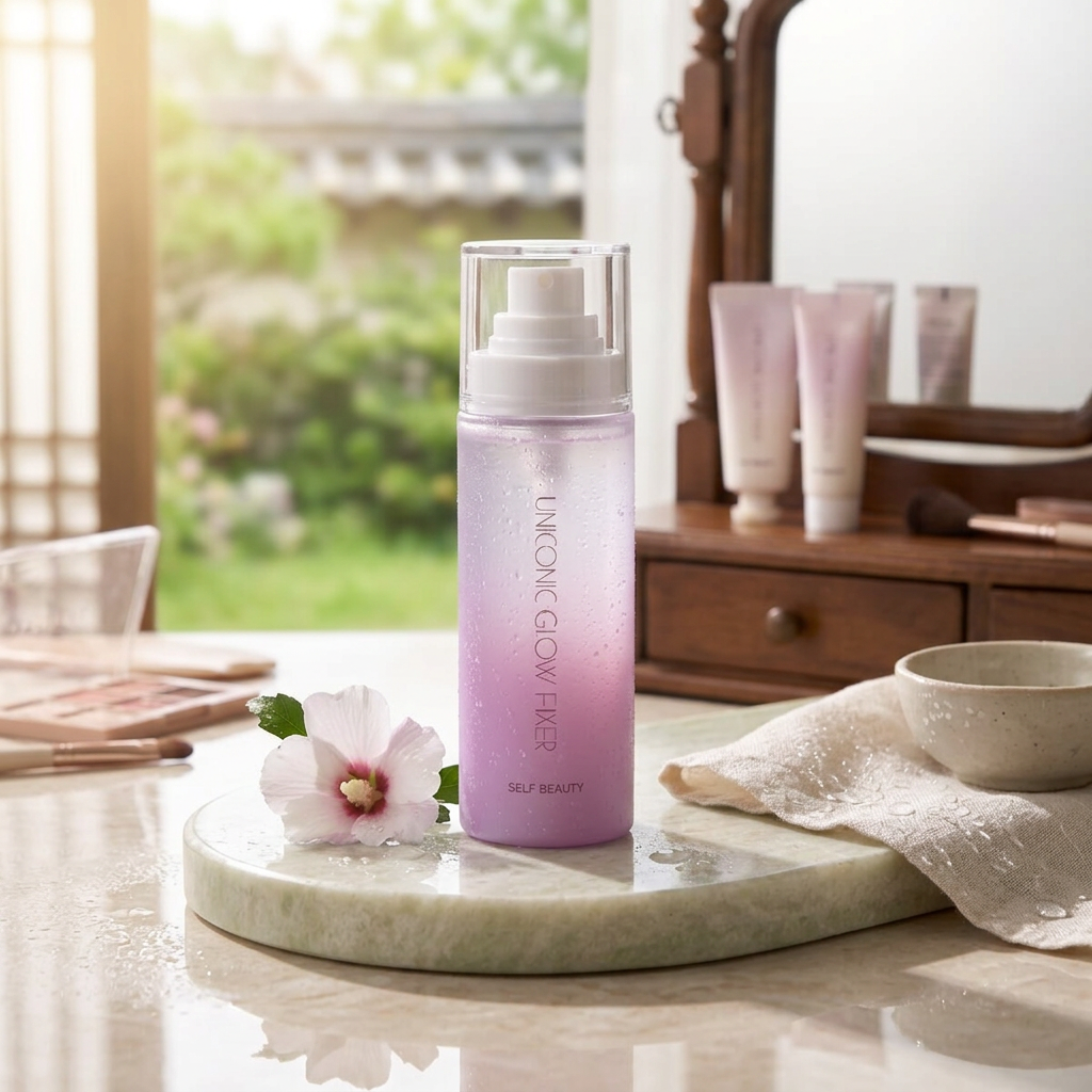 SELF BEAUTY - Uniconic Glow Fixer - Rozjasňující fixační sprej na make-up - 100 ml