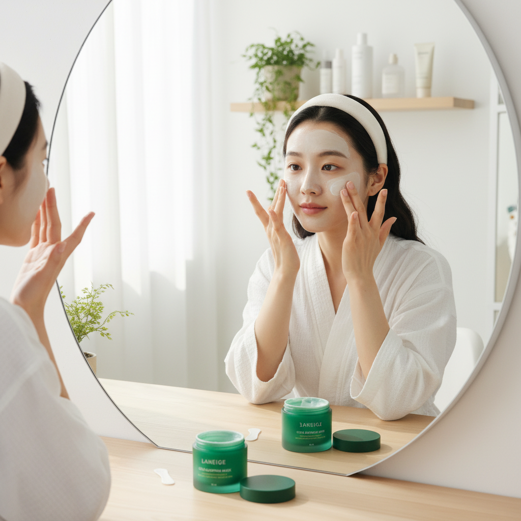 Laneige - Cica Sleeping Mask - Regenerační maska na noc - 60 ml