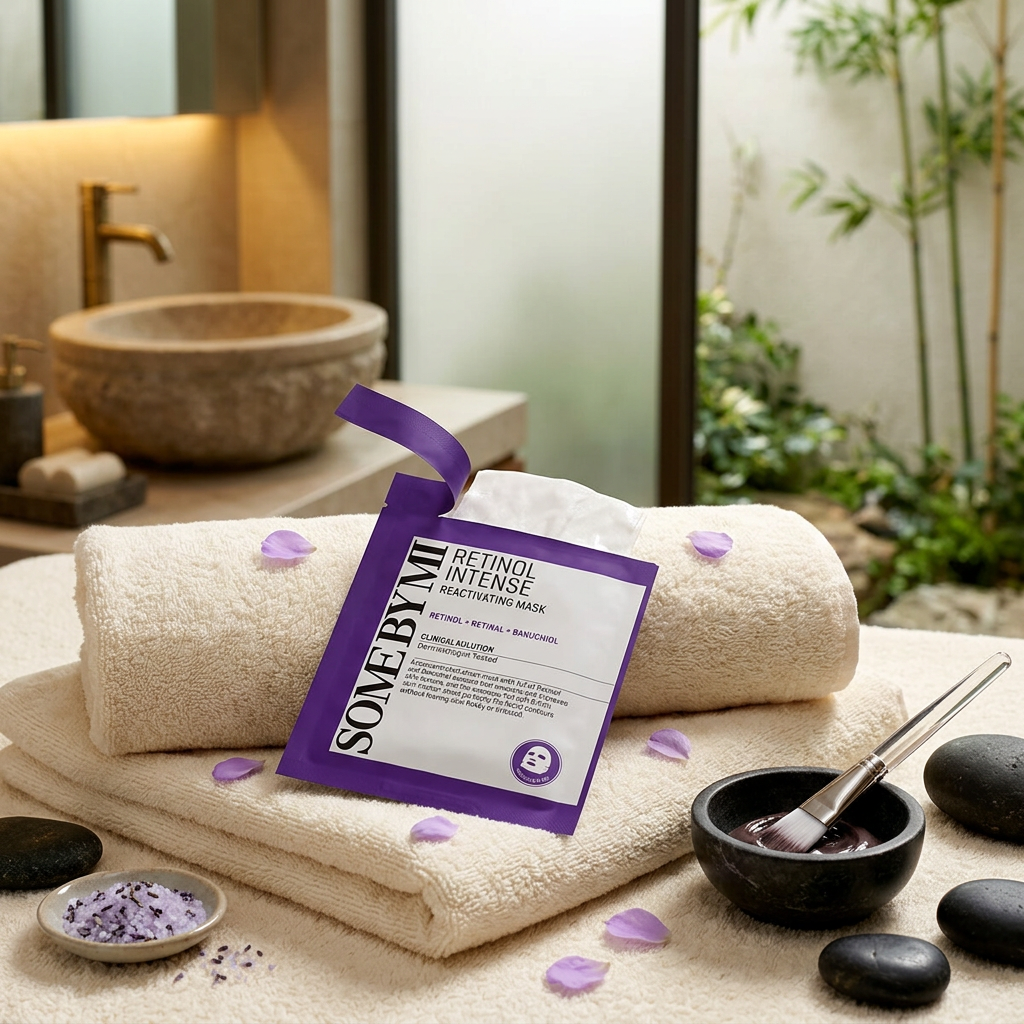 Some By Mi - Retinol Intense Reactivating Mask - Textilní maska proti vráskám - 22 g