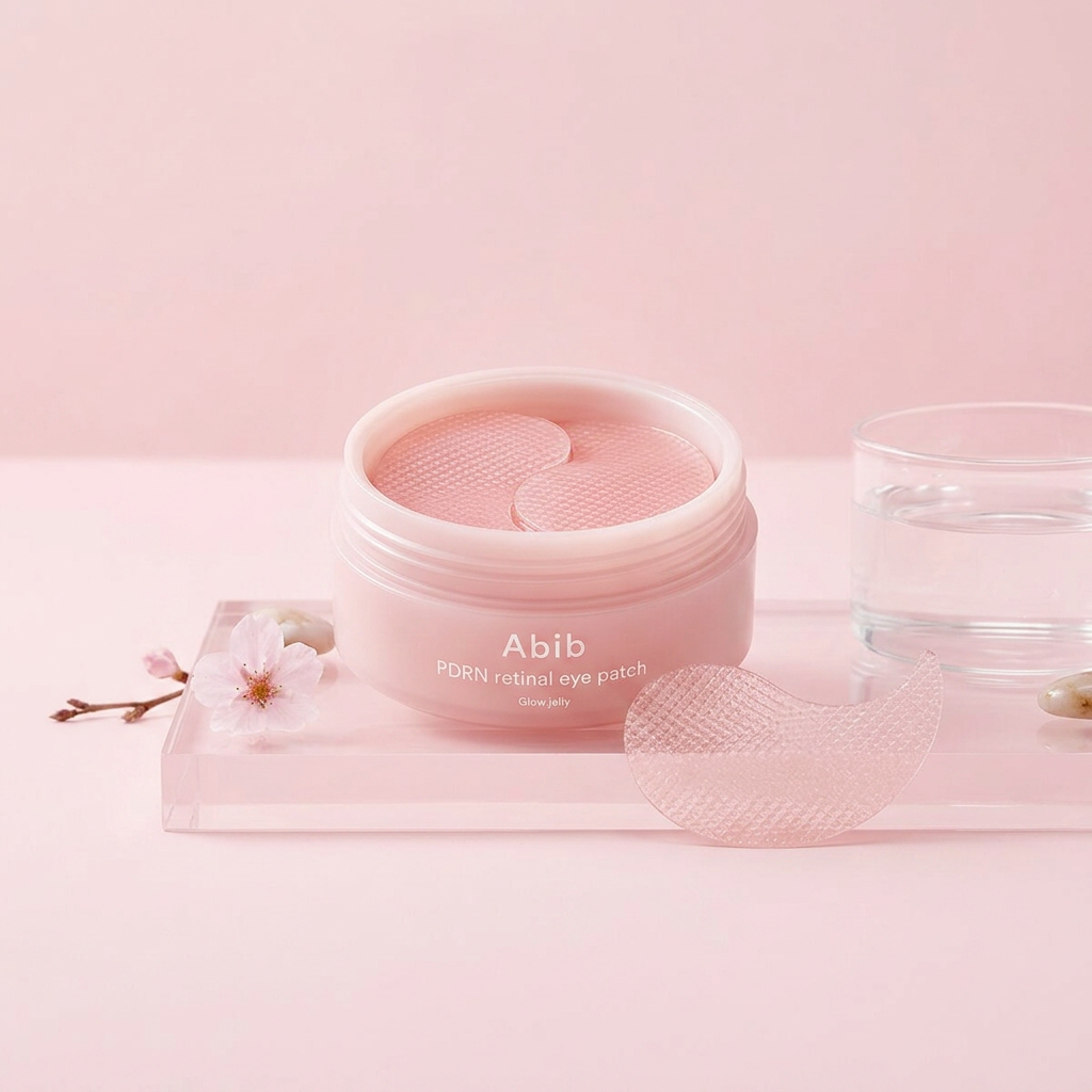 Abib - PDRN Retinal Eye Patch Glow Jelly - Rozjasňující gelové oční náplasti s PDRN a retinalem - 84 g