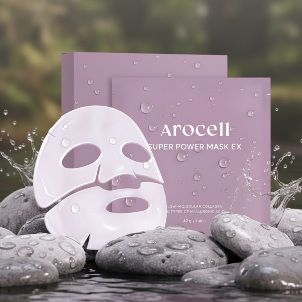 AROCELL - Super Power Mask EX - Noční maska s postupným vstřebáváním do pleti - 42 g