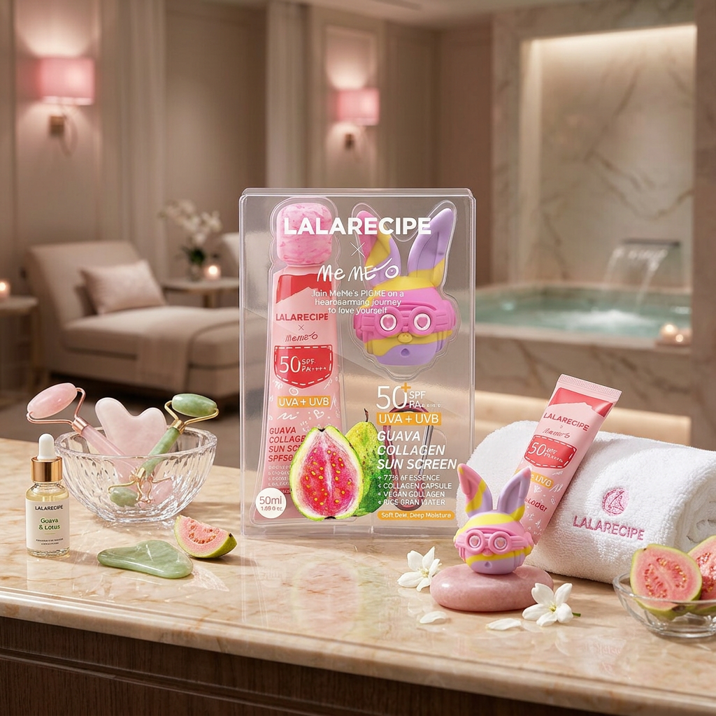 LALARECIPE - Guava Collagen Sunscreen – Kolagenový opalovací krém s guavou - 50 ml