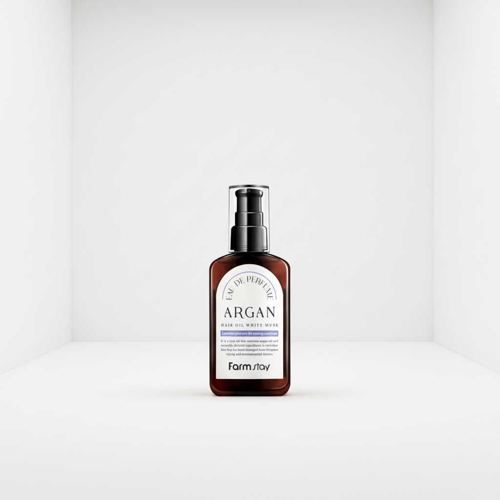 Farm Stay - Eau De Parfume Argan Hair Oil White Musk - Parfemovaný arganový olej na vlasy s vůní bílého pižma - 100 ml