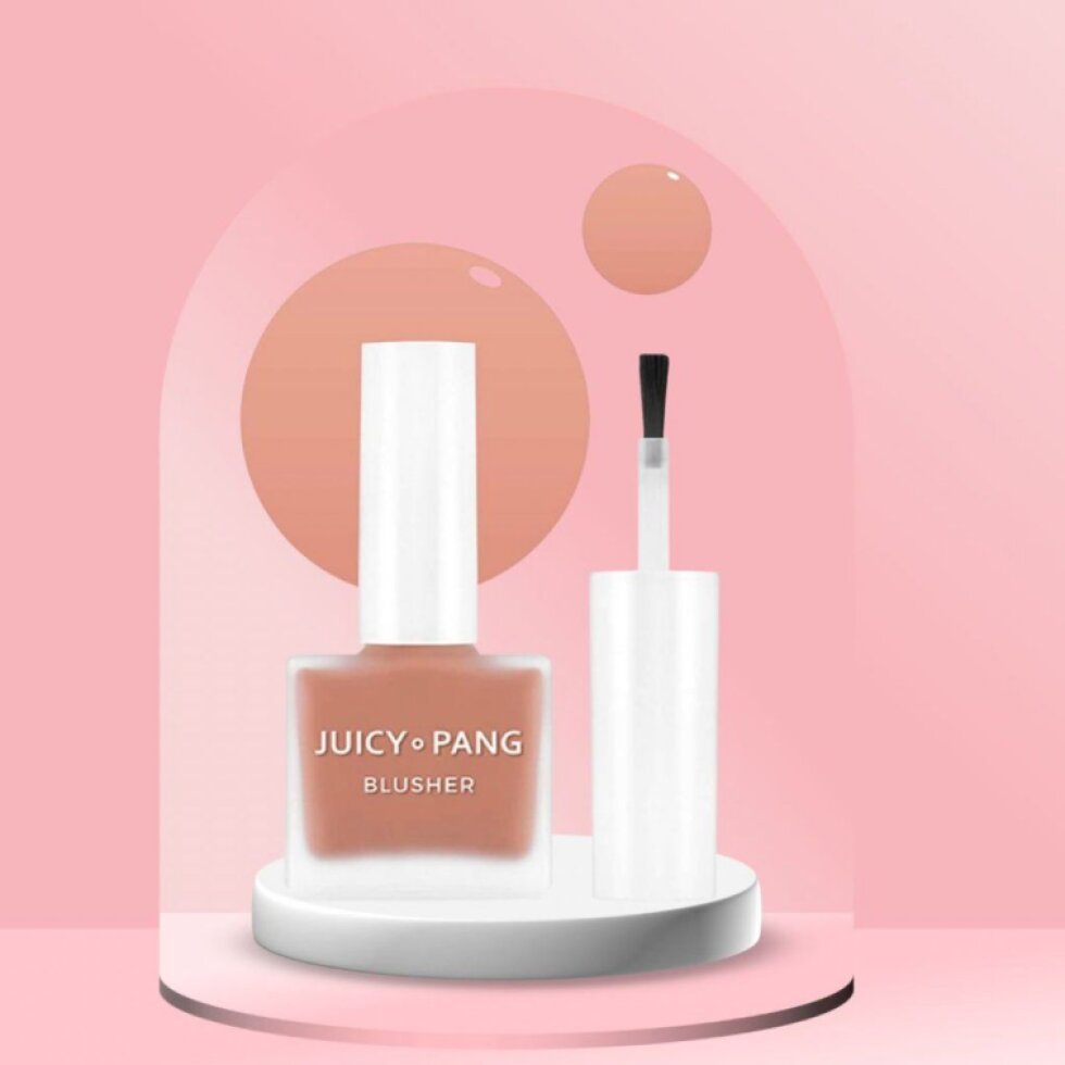 A'PIEU - Juicy-Pang Water Blusher - BE01 Fig - Tekutá tvářenka - 9 g