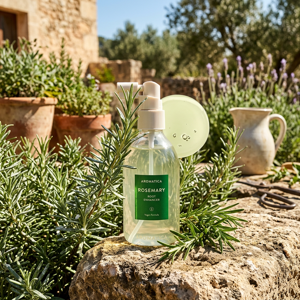 AROMATICA - Rosemary Root Enhancer - Posilující, rozmarýnový sprej na podporu růstu vlasů - 100 ml