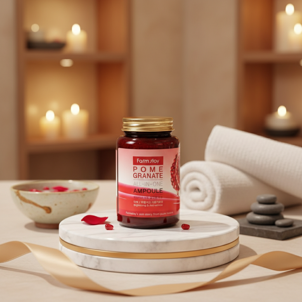 FARM STAY - Pomegranate All In One Ampoule - Ampulové sérum s extraktem z granátového jablka - 250ml