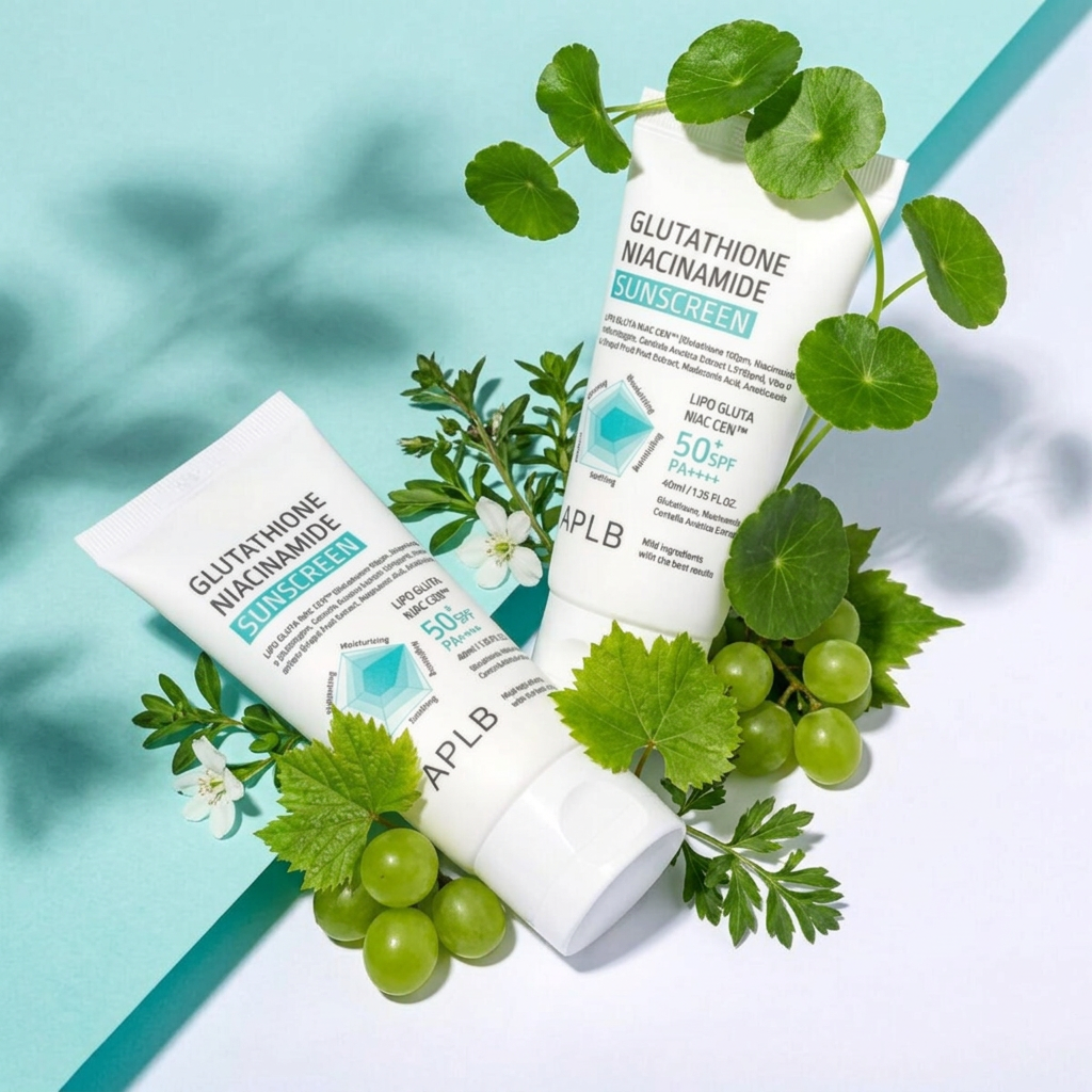 APLB - Glutathione Niacinamide Sunscreen SPF50+ PA++++ - Rozjasňující SPF - 40 ml