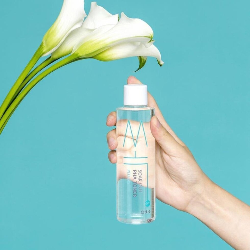 OTTIE - Soak Out PHA Toner - Exfoliační tonikum s PHA kyselinami - 210 ml