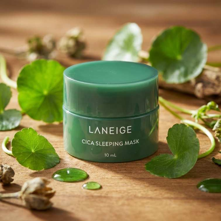 Laneige Cica Sleeping Mask - Noční regenerační maska 10 ml