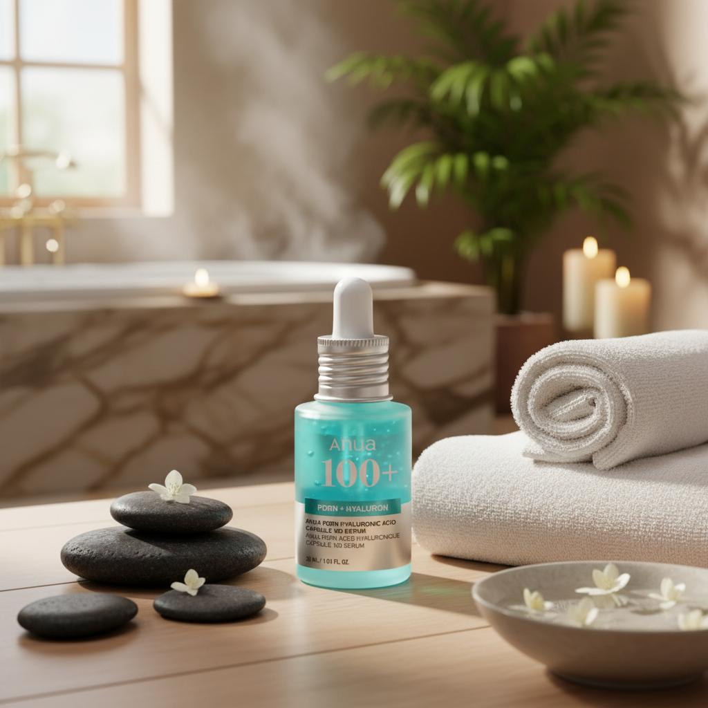 ANUA - PDRN Hyaluronic Acid Capsule 100 Serum - Sérum s PDRN a kyselinou hyaluronovou pro intenzivní hydrataci a regeneraci - 30 ml