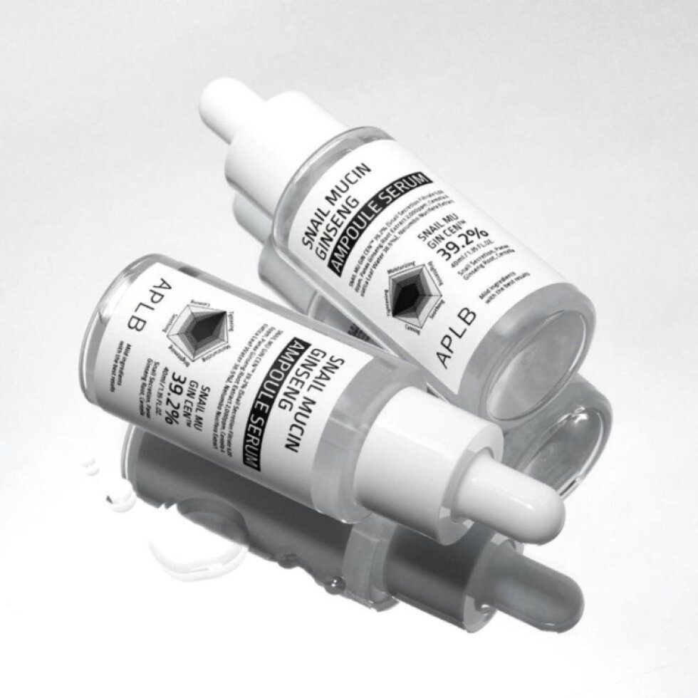 APLB - Snail Mucin Ginseng Ampoule Serum - Omlazující sérum s ženšenem a šnečím mucinem - 40 ml