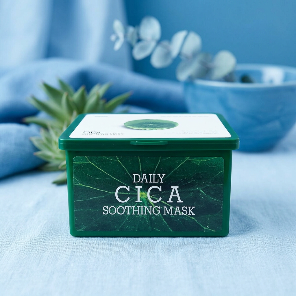 TENZERO - Daily Cica Soothing Mask - Zklidňující maska s centelou - 350 ml / 30ks