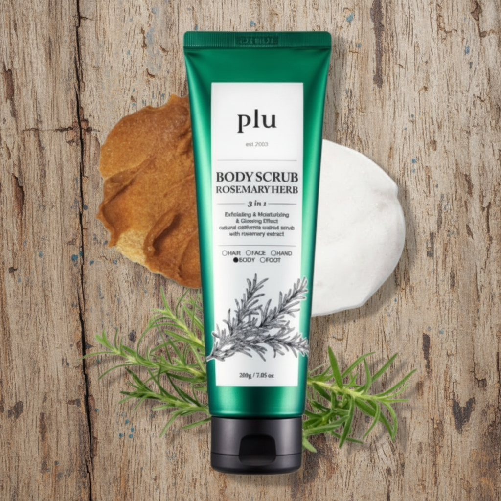 PLU - Body Scrub Rosemary Herb - Tělový peeling Rosemary Herb - 200 g