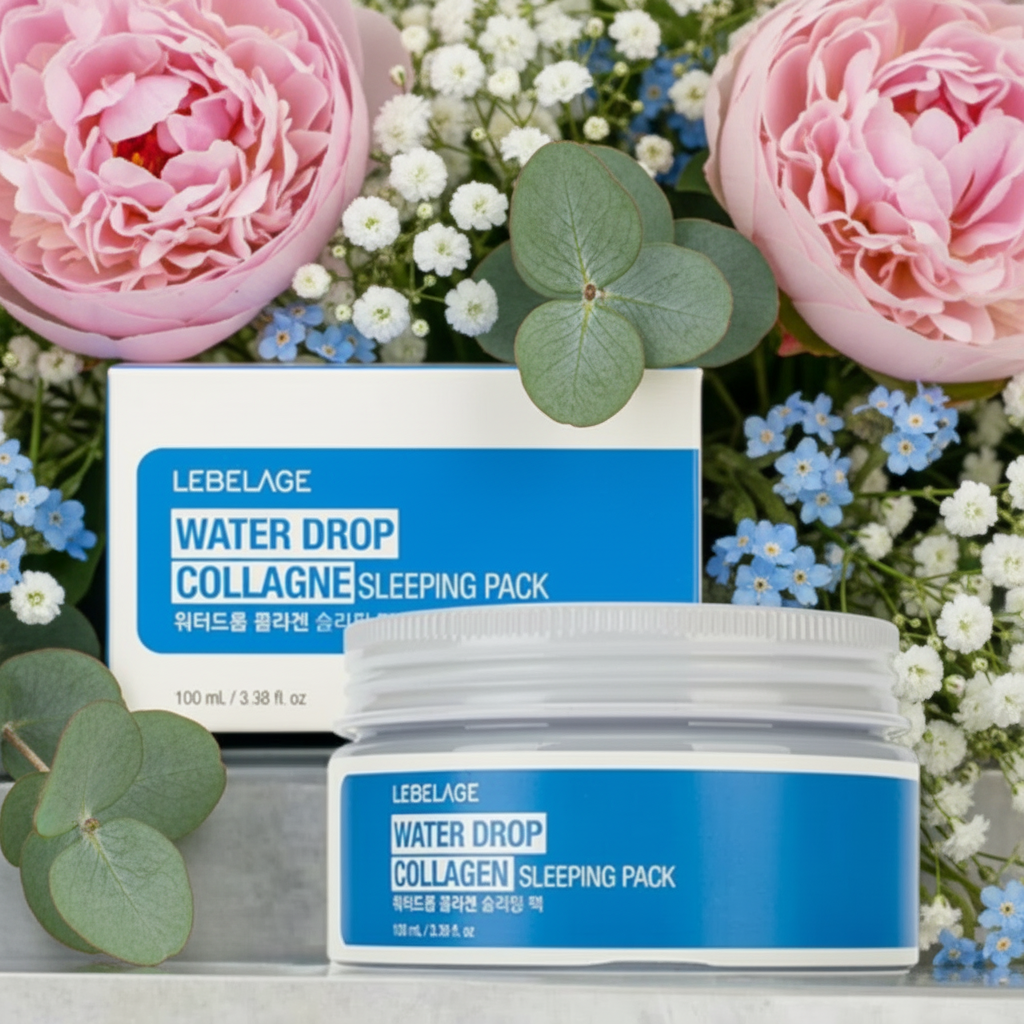 LEBELAGE - Water Drop Collagen Sleeping Pack - Kolagenová noční maska - 100 ml