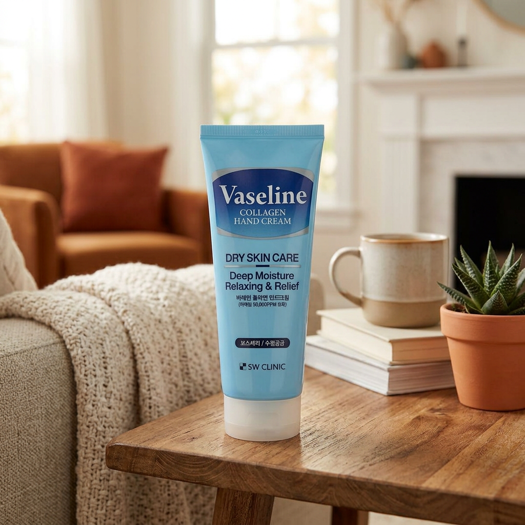 3W CLINIC - Vaseline Collagen Hand Cream - Vazelínový a kolagenový krém na ruce - 100 g