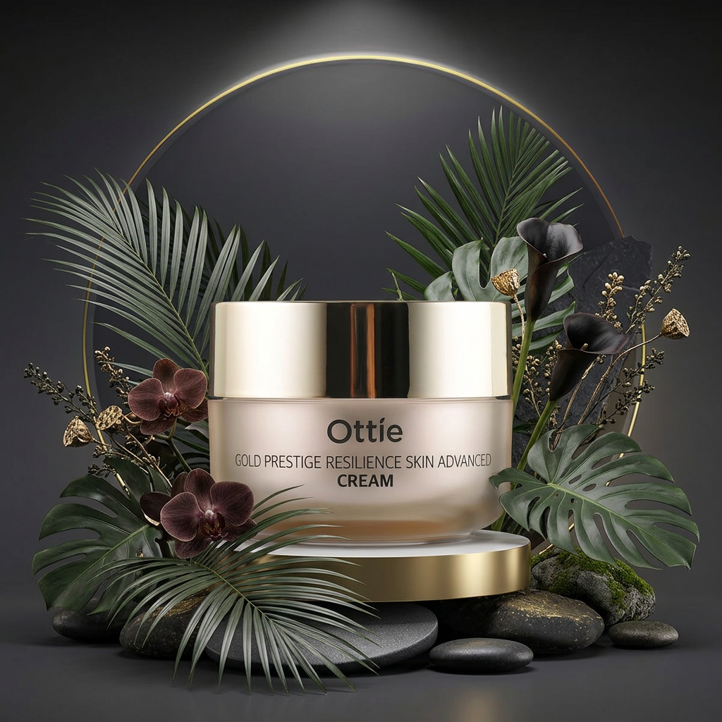 OTTIE - Gold Prestige Resilience Skin Advanced Cream - Revitalizační posilující krém proti stárnutí - 50 ml