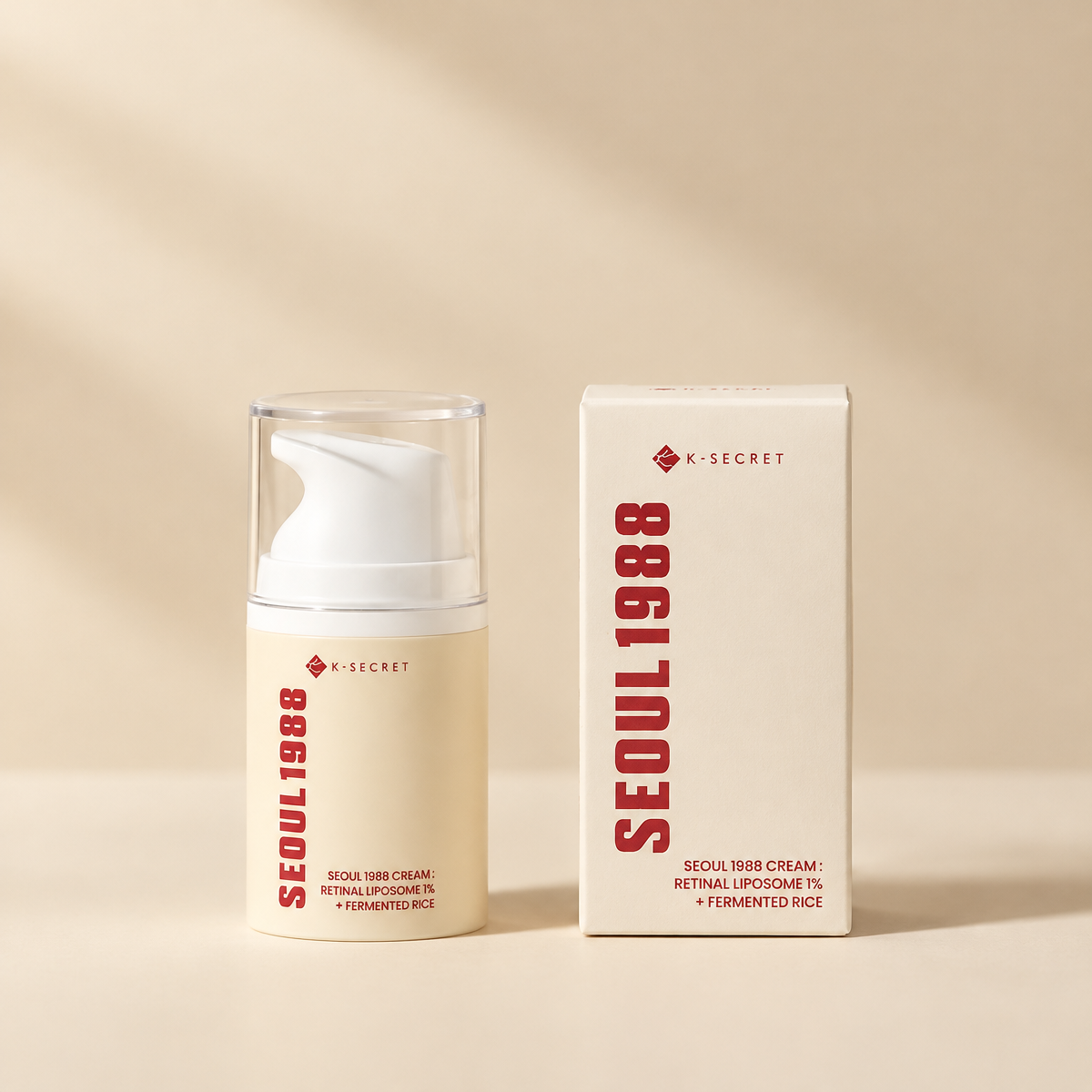 KSECRET - SEOUL 1988 Cream : Retinal Liposome 1% + Fermented Rice - Krém: 1% Retinal v liposomech + fermentovaná rýže - 50 ml