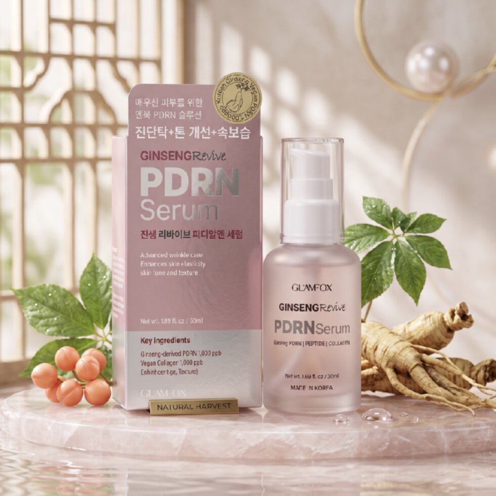 GLAMFOX - Ginseng Revive PDRN Serum - Obnovující sérum se ženšenem a PDRN - 50 ml