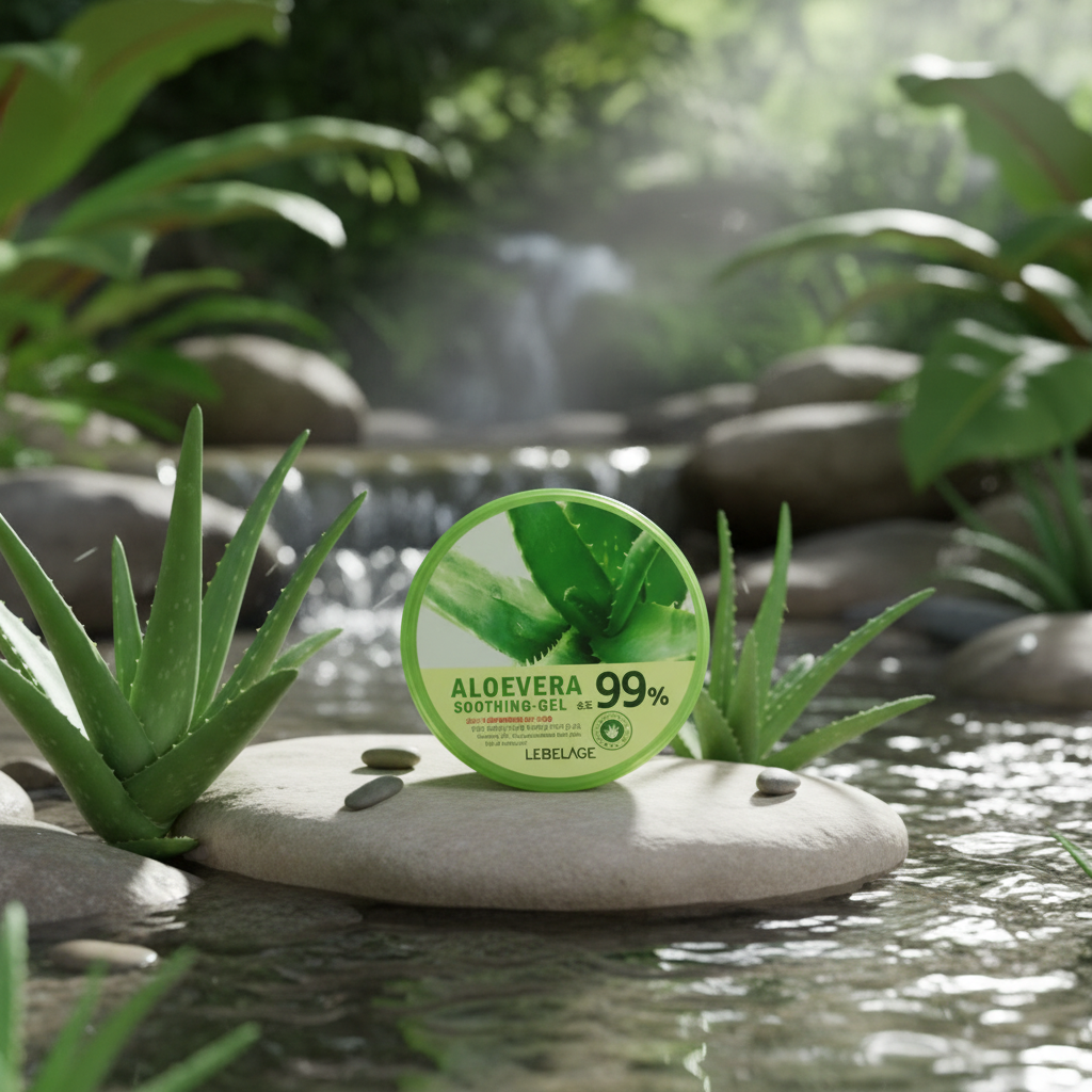 LEBELAGE - Moisture Aloe Purity 100% Soothing Gel - Univerzální hydratační a zjemňující gel s Aloe - 300 ml