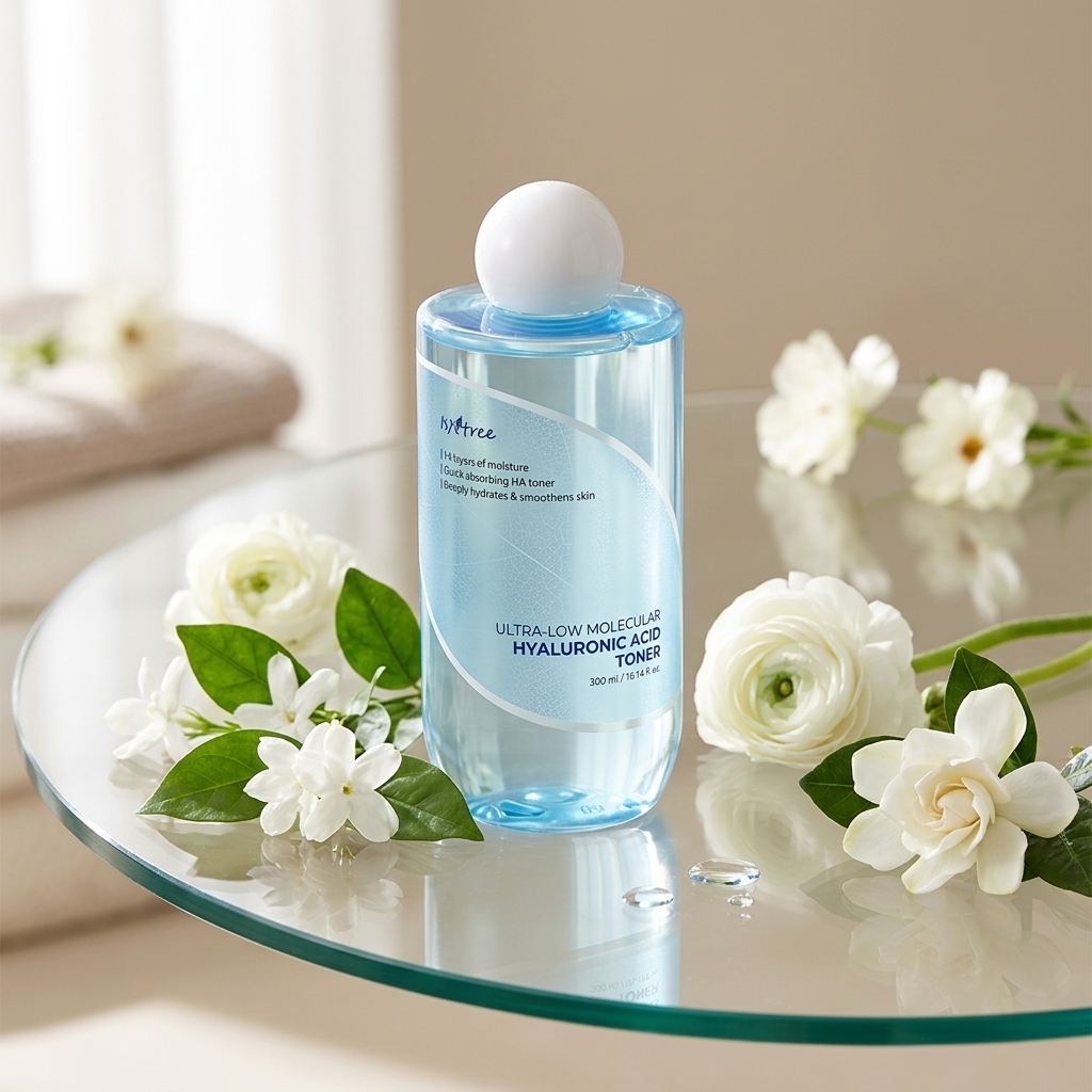 ISNTREE - Ultra-Low Molecular Hyaluronic Acid Toner - Hydratační toner s nízkomolekulární kyselinou hyaluronovou - 300 ml