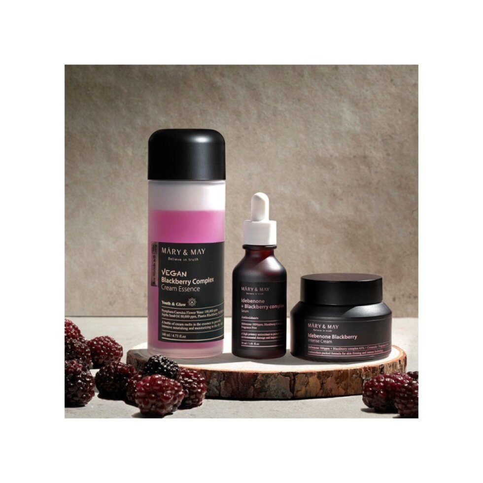 Mary & May - Vegan Blackberry Complex Cream Essence - Krémová esence - 140ml