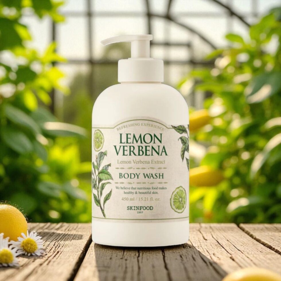 SKINFOOD - Lemon Verbena Body Wash - Sprchový gél s citrónovou verbénou - 450 ml